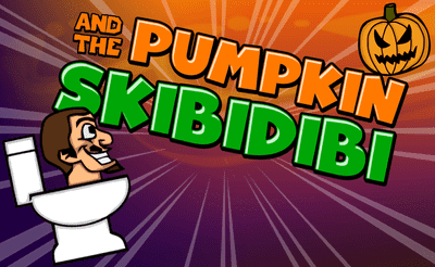 Skibidi Toilet And The Pumpkin Banner