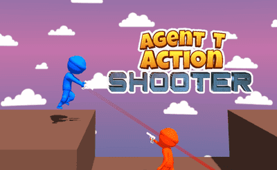 Agent T Action Shooter Banner