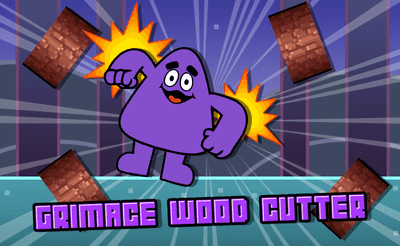 Grimace Wood Cutter Banner