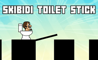 Skibidi Toilet Stick Banner