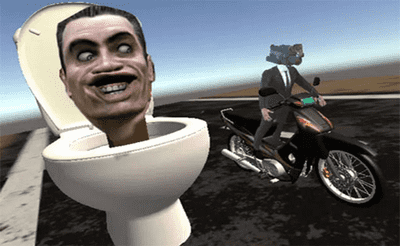 Skibidi Toilet Moto Bike Racing 2 Banner