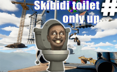 Only UP Skibidi Toilet Banner