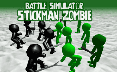 Battle Simulator Stickman Zombie Banner