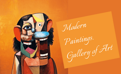 Modern Paintings. Gallery of Art Banner