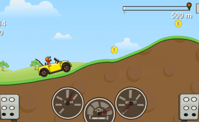 Hill Car Climb Mountain Hill Racing Banner