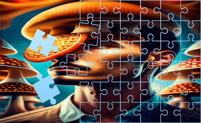 Mushrooms Jigsaw Banner