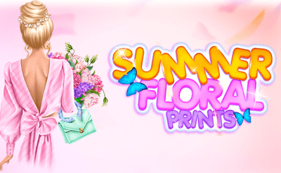 Summer Floral Prints Banner