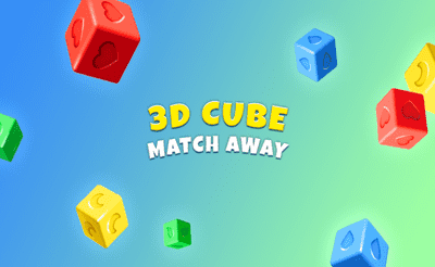 Match Away 3D Cube Banner