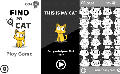 Find my cat Banner