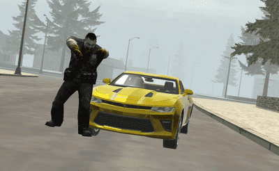 Suburbs Zombie Driving Banner
