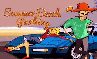 Summer Beach Parking Banner