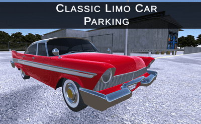 Classic Limo Car Parking Banner