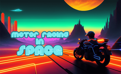 Motor Racing in Space Banner