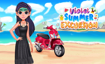 Superhero Violet Summer Excursion Banner