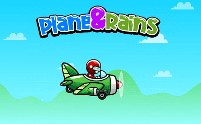 Plane and Rain Banner