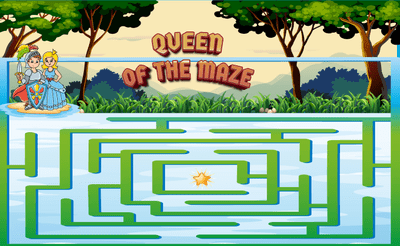 Queen of the Maze Banner