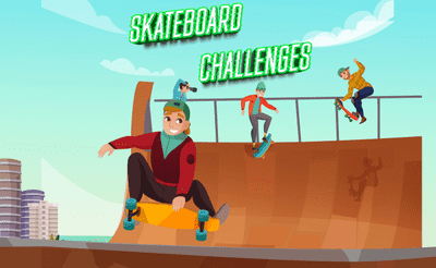 Skateboard Challenges Banner