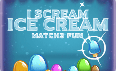 I scream Ice Cream Match3 Fun Banner