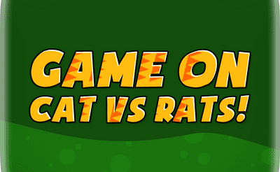 Game On Cat vs Rats! Banner