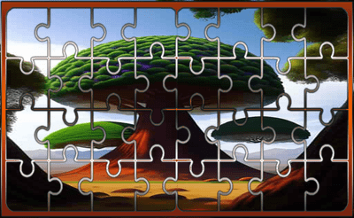 Trees Jigsaw Triumph Banner