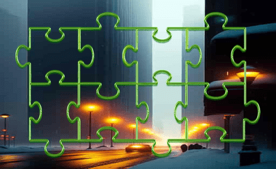 Traffic Lights Jigsaw Picture Puzzle Banner
