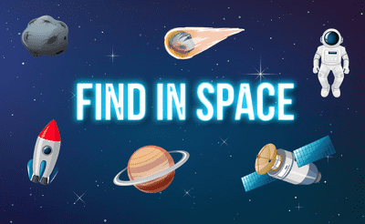 Find In Space Banner