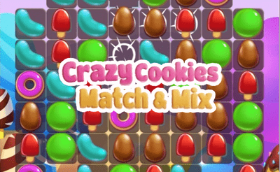 Crazy Cookies Match & Mix Banner