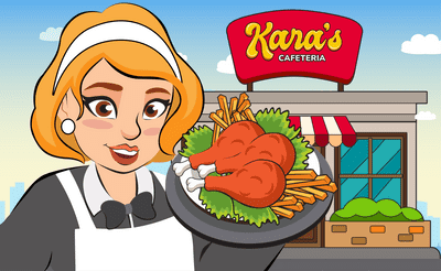 Kara's Cafeteria Banner