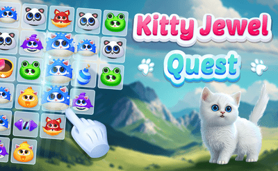 Kitty Jewel Quest Banner