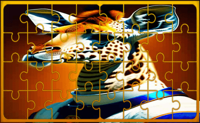 Giraffe Jigsaw Image Challenge Banner