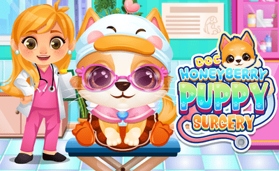 Doc HoneyBerry Puppy Surgery Banner