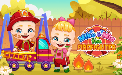 Mike And Mia The FIrefighter Banner