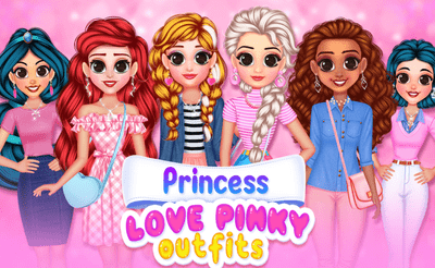Princess Love Pinky Outfits Banner