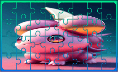 Axolotl Jigsaw Picture Puzzle Banner
