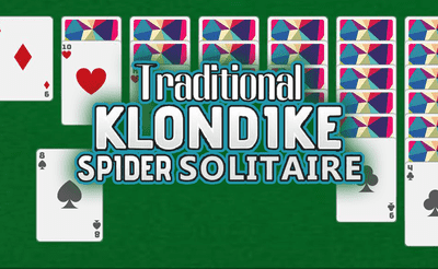 Traditional Klondike Spider Solitaire Banner