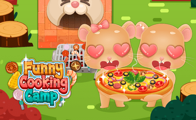 Funny Cooking Camp Banner
