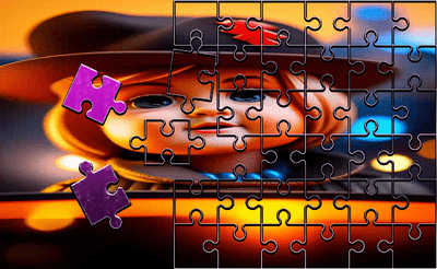 Robert the Doll Picture Slide Puzzle Frenzy Banner