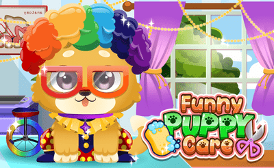 Funny Puppy Care Banner