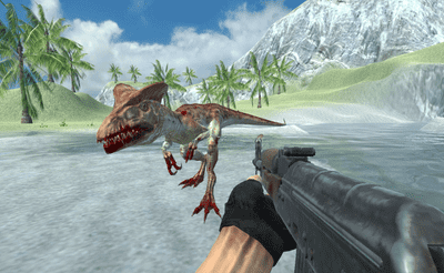 Dino Island Rampage Banner