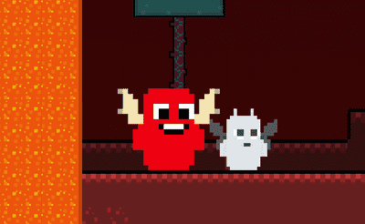 Happy Devil and UnHappy Angel Banner