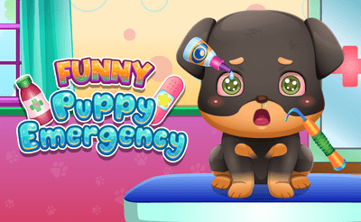 Funny Puppy Emergency Banner