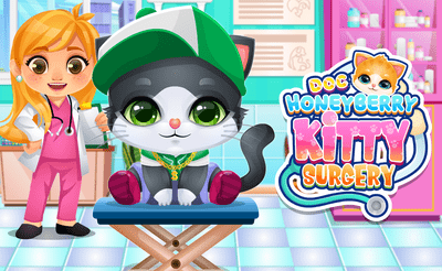 Doc HoneyBerry Kitty Surgery Banner