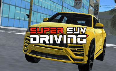 Super SUV Driving Banner