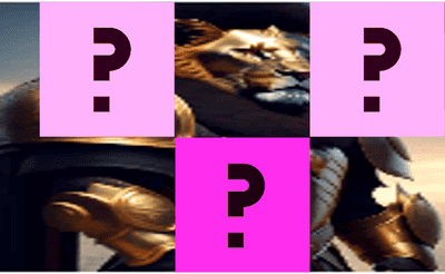 Lion tamer Memory Match Banner