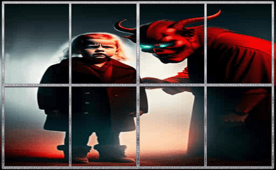 Demons Slider Block Blitz Banner