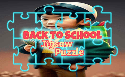 Back To School Jigsaw Picture Puzzle Banner