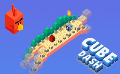Cube Dash Runner Banner