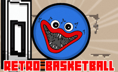 Poppy Retro Basketball Banner