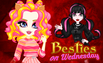 Besties on Wednesday Banner