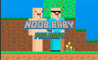 Noob Baby vs Pro Baby Banner